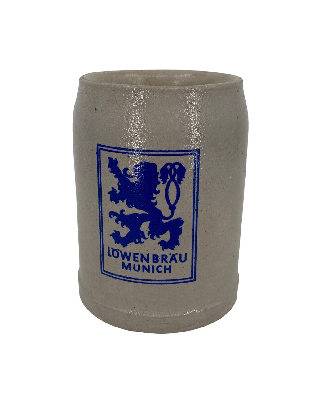 Lowenbrau Munich German Germany Beer Stein Candle .5 Liters Lion